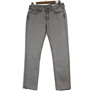 Rag & Bone Dre‎ Raw Hem Boyfriend Jeans Women’s Size 28 Gray Casual
